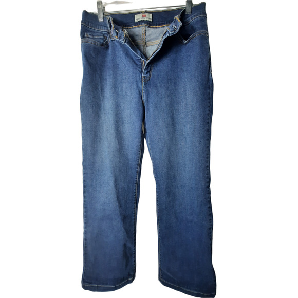 Levi's Perfectly Slimming/512 Bootcut blue jeans - Picture 3 of 12